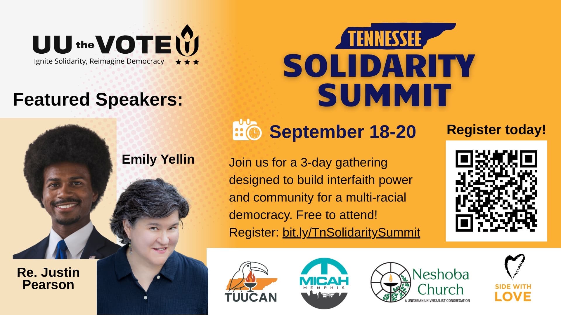 Please Attend the Tennessee Solidarity Summit at Neshoba Church - Our Voices Are Needed!